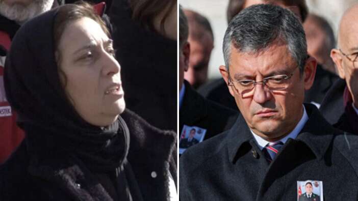 Özgür Özel'e şehit yakınından tepki: Demirtaş'ın asıldığını göreceğiz!