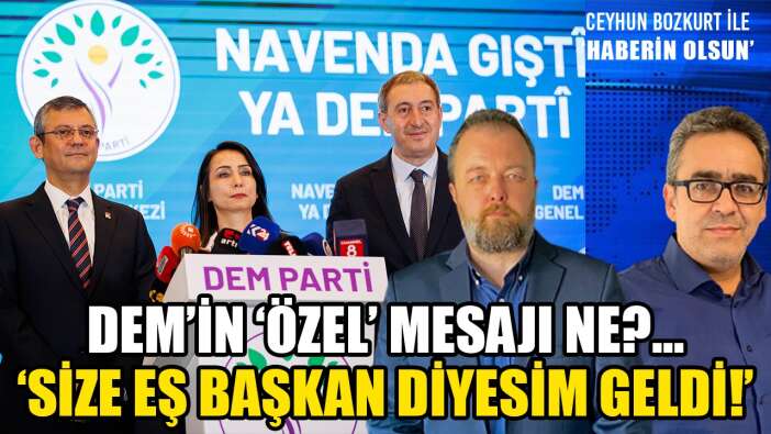 ÖZGÜR ÖZEL’DEN DEM/HDP’YE ZİYARET!