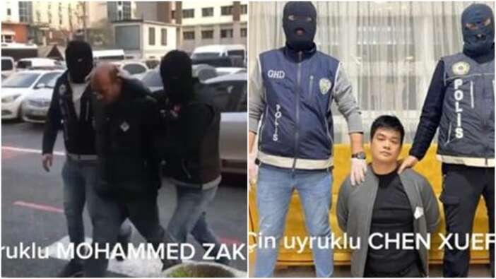 Bakan Yerlikaya görüntüleri paylaştı! Interpol tarafından kırmızı bültenle aranan 2 kişi yakalandı