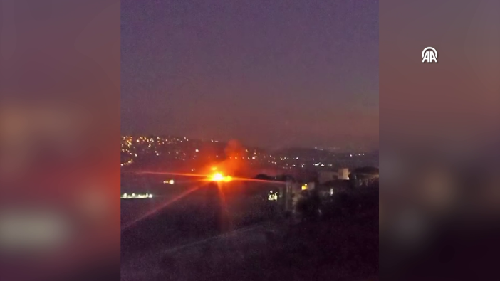Lübnan'daki Kassam Tugayları mensupları İsrail askeri havaalanına roketlerle saldırdı