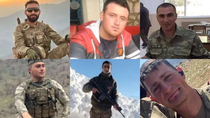 Kahreden haber! 6 ilimize şehit ateşi düştü: Kuzey Irak'ta 6 asker şehit, 1 asker yaralı