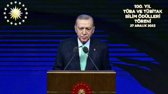 Cumhurbaşkanı Erdoğan'dan TÜBA Bilim Ödülleri Töreni'nde Netanyahu'ya sert tepki: Hitler'den farkı yok!