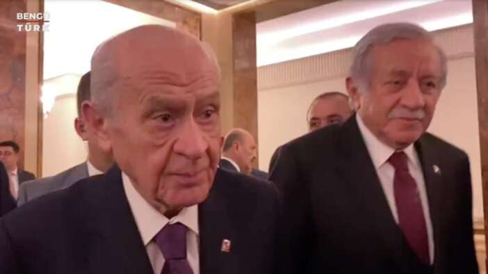 Bahçeli, DEM Partililer konuşurken Genel Kurulu terk etti! "AYM'nin yapması gerekeni ben yapıyorum"
