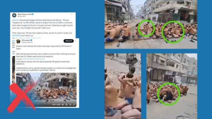 "Hamaslılar İsrail ordusuna teslim oldu" iddiası yalanlandı! Gerçek bambaşka çıktı...