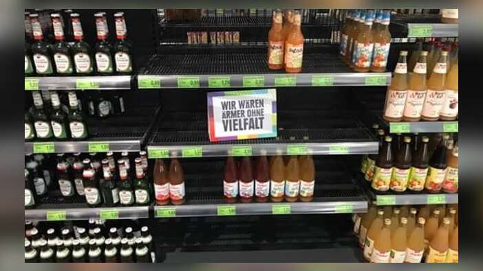 Süpermarket ırkçı oldu!
