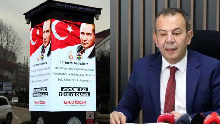 Tanju Özcan'ın 'Çöl faresi' bilboardlarına soruşturma