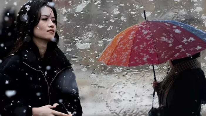 Meteoroloji'den haritalı uyarı! Karla karışık yağmur geliyor! Bu illerde yaşayanlar dikkat