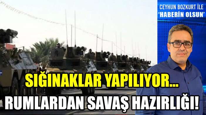 GÜNEY KIBRIS RUM YÖNETİMİNDEN SAVAŞ HAZIRLIĞI!