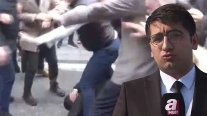 A Haber muhabirine alçak saldırıya peş peşe tepkiler