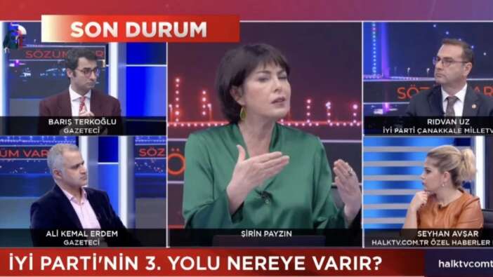 Halk TV'de CHP'ye destek vermeyenler tek tek azarlanıyor: Şirin Payzın'dan İYİ Partili isme CHP ile ittifak baskısı!