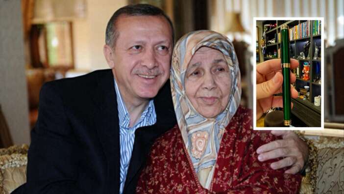 Cumhurbaşkanı Erdoğan'ın Türkiye'de üretilen ilk dolma kalemle yazdığı not duygulandırdı...