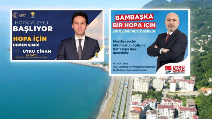 Türk seçim tarihinde bir ilk olabilir... Artvin Hopa'da seçmenin kafası karışacak: AK Parti'nin de CHP'nin de adayı Utku Cihan!