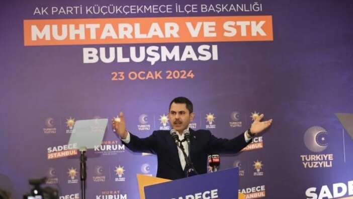 İBB Başkan adayı Murat Kurum: Belediyecilik AK Parti işidir!