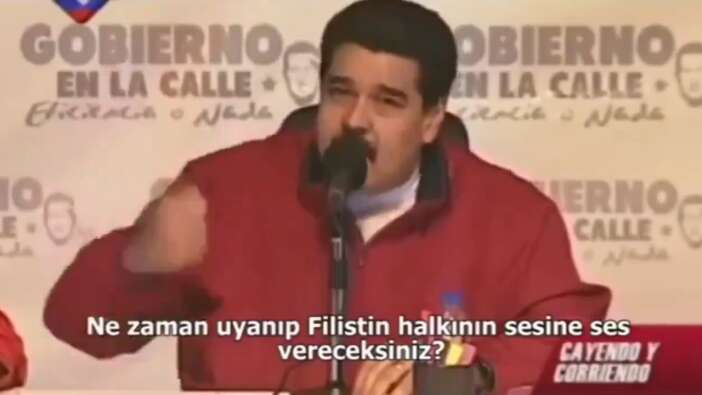 Venezuela Devlet Başkanı Maduro’dan tüm dünyayı ayağa kaldıran Filistin konuşması!