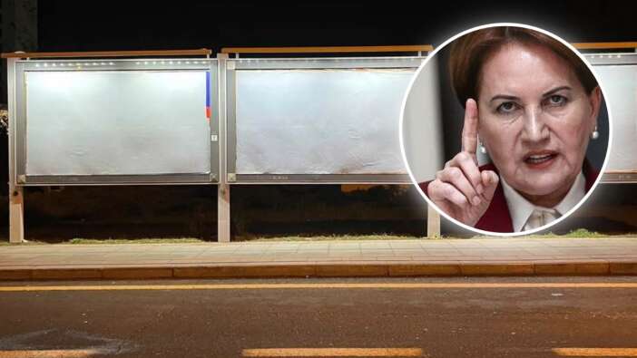 Akşener'den CHP'ye 'billboard' tepkisi! "Bizi sansürlemek isteyen Beştepe değil Saraçhane"