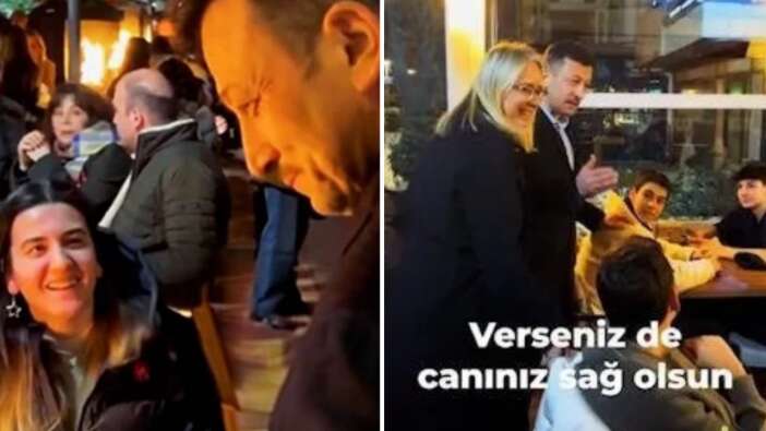 AK Parti İzmir Belediye Başkan adayı Hamza Dağ sokakta gençlerle buluştu: Oyum sana!