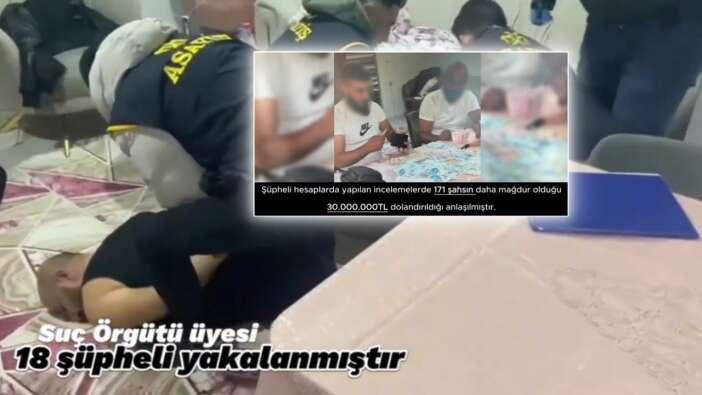 7 ilde eş zamanlı operasyon! Yurtdışı Bağlantılı Organize Suç Örgütü Çökertildi: 18 kişi yakalandı