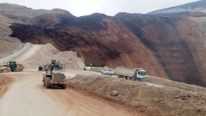 Erzincan'da facia: Altın madenindeki toprak kaymasından ilk görüntüler!