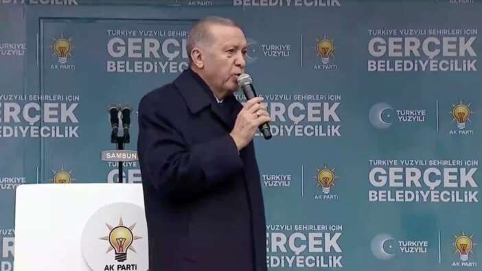 Cumhurbaşkanı Erdoğan'dan Samsun mitinginde CHP'ye sert eleştiri: CHP içindeki tek gündem, parti yönetimini ele geçirmek!