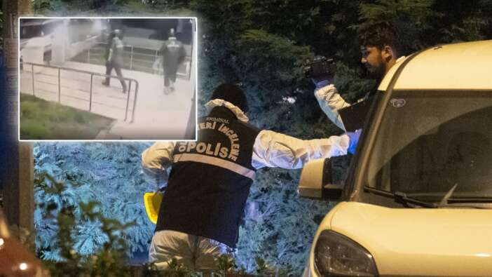Pendik'te polis noktasına silahlı saldırı! Görüntüler ortaya çıktı: Kurye kıyafetiyle geldiler..