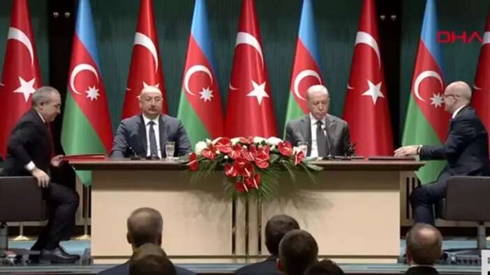 Cumhurbaşkanı Erdoğan'dan mevkidaşı Aliyev ile ortak açıklama! "Tarihi bir fırsat penceresi açtık"