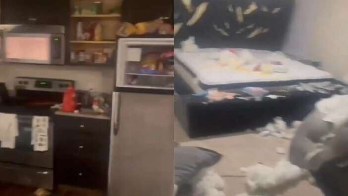 Sevgililer Günü'nde erkek arkadaşından hediye alamayan öfkeli kadın evi savaş alanına çevirdi