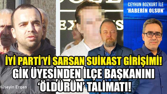 İYİ PARTİ’DE SUİKAST GİRİŞİMİ: GİK ÜYESİNİN EŞİNDEN MANAVGAT İLÇE BAŞKANINI ‘ÖLDÜRÜN’ TALİMATI!