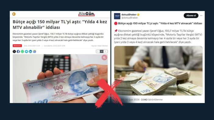 DMM'den “Yılda 4 kez MTV alınacak” iddiasına yalanlama