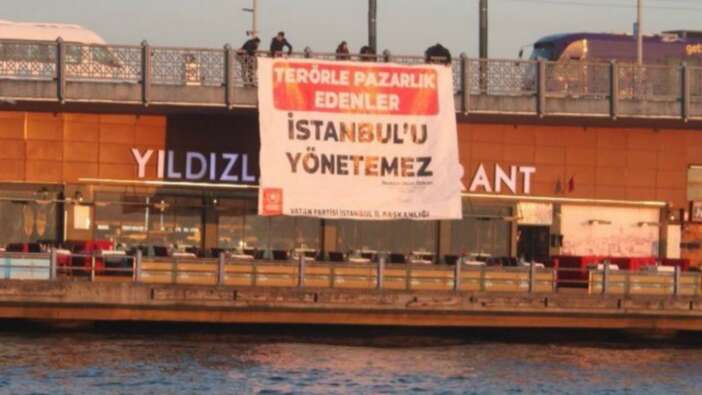 Vatan Partisi'nden CHP-DEM Parti ittifakına tepki: "Terörle pazarlık edenler İstanbul’u yönetemez"