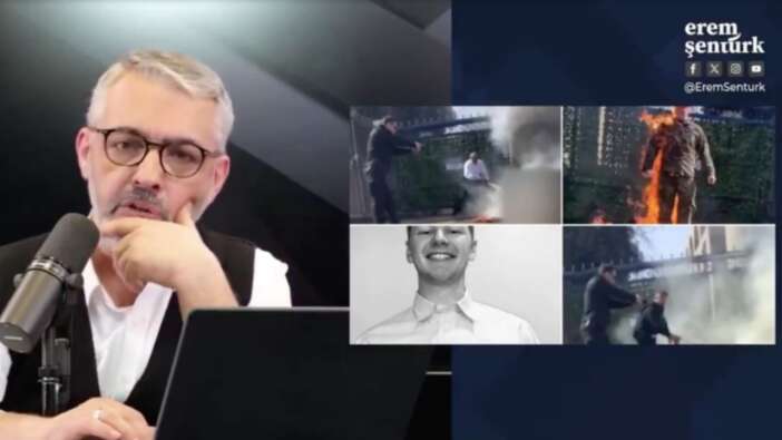 Erem Şentürk Filistin için kendini ateşe veren Aaron Bushnell'i hedef aldı! "Gerizekalı mendebur gavur"
