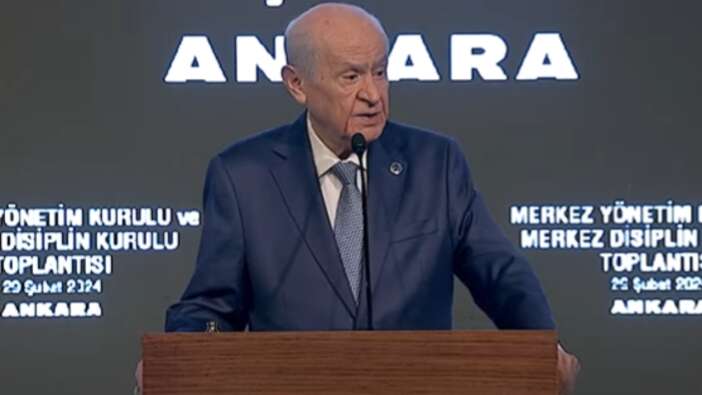 Devlet Bahçeli: Kent uzlaşısı PKK ittifakıdır, CHP DEM'lendikçe şuurunu kaybetti!