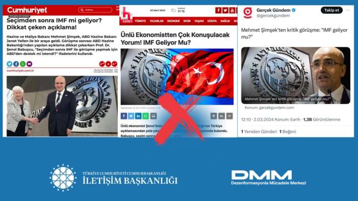 DMM'den "Seçimden sonra IMF'den borç alınacak" iddiasına yalanlama!