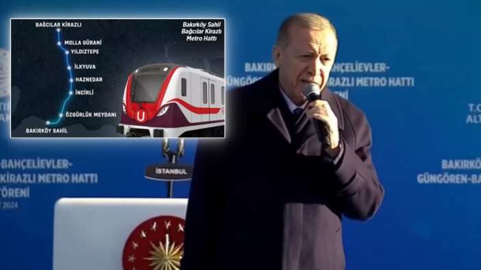Cumhurbaşkanı Erdoğan: "Bütün metro hatlarını yapan yine AK Parti yine bizim belediyelerimiz"