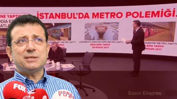 İmamoğlu'nun 'metro' yalanı çürüdü! İBB'nin projelendirip başladığı bir çalışma yok!