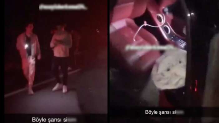 Eylem Tok'un oğlunun karıştığı kaza anının yeni görüntüleri ortaya çıktı! Yardım çağırmak yerine paylaşım yaptılar!