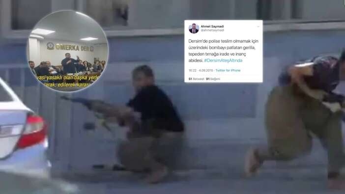 CHP ittifakını açıklayan DEM Partili Ahmet Saymadi bakın kim çıktı! Karakolu basıp kendini patlatan teröriste övgü dolu sözler...