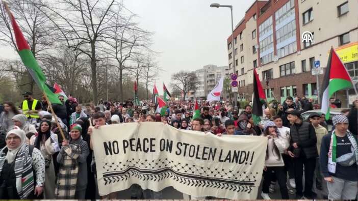 Avrupa Gazze için ayakta! Almanya- Fransa- Hollanda... Sokaklarda 'derhal ateşkes' çağrısı