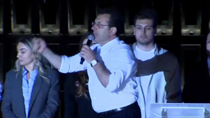 Ekrem İmamoğlu Saraçhane'de sonuçları değerlendirdi!
