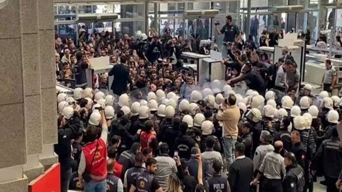 Çağlayan Adliyesi'nde 'DEM' gerginliği