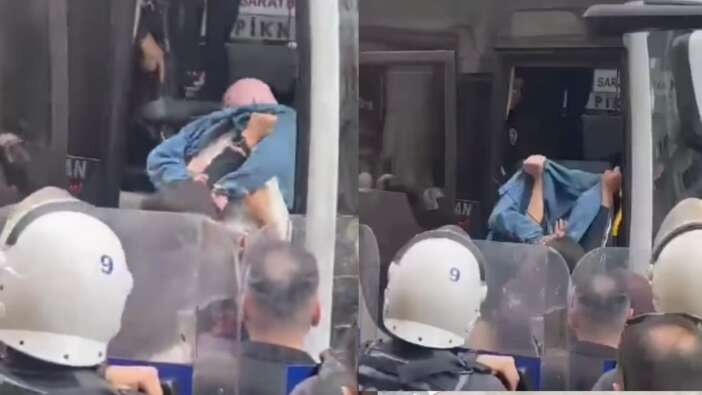 Taksim'deki protestoda gözaltına alınan kadının sosyal medya paylaşımları tepki çekti! Meğer Gezi'ye de katılmış!