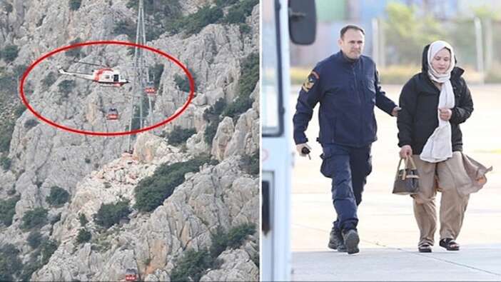 Teleferik kazasında kabinlerde mahsur kalanların tamamı kurtarıldı