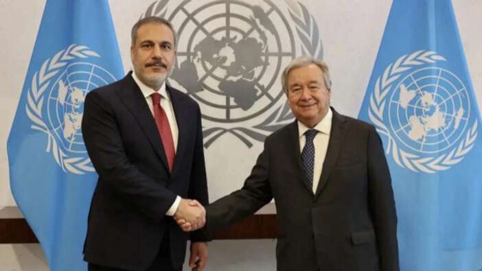 Bakan Fidan, BM Genel Sekreteri Guterres ile görüştü! Gündem: Gazze'deki son durum