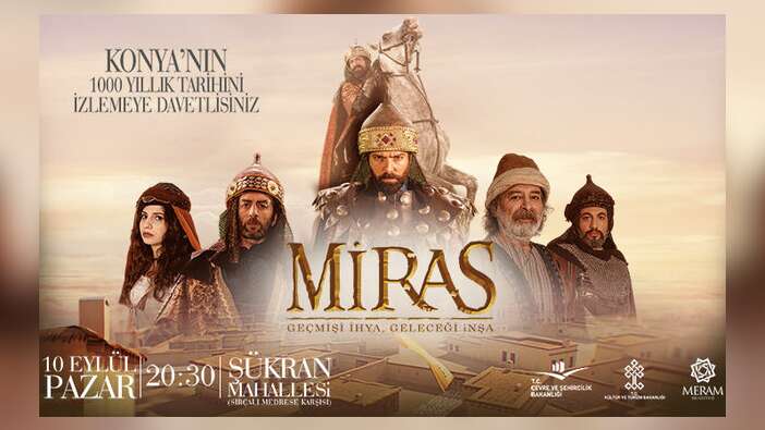500 metrekarelik dev ekranda "Miras"ı izleyecekler... / VİDEO