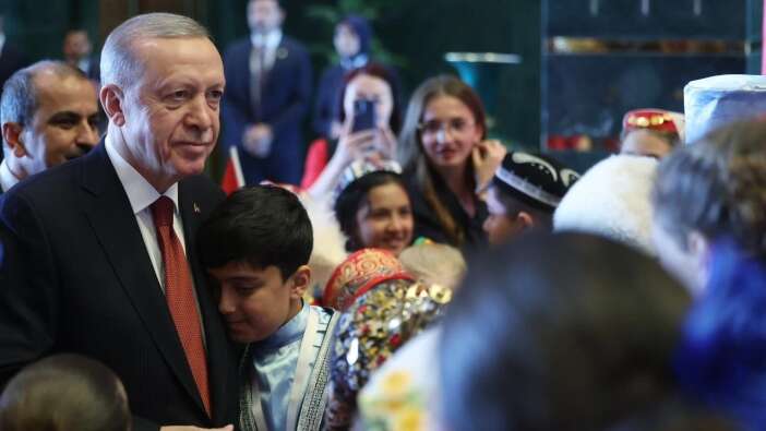 Cumhurbaşkanı Recep Tayyip Erdoğan'dan 23 Nisan paylaşımı
