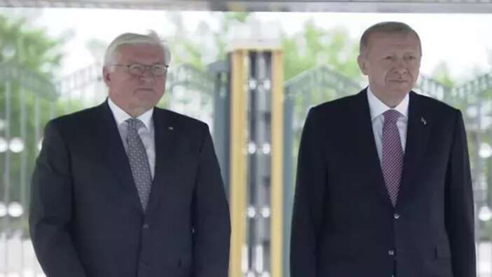 Beştepe'de kritik ziyaret! Almanya Cumhurbaşkanı Steinmeier Ankara'da