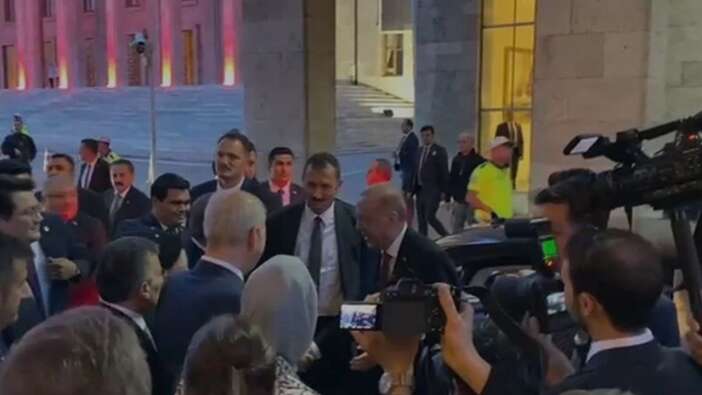 Cumhurbaşkanı Erdoğan TBMM'de düzenlenen 23 Nisan Resepsiyonuna katıldı