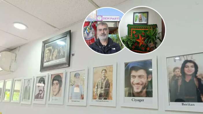 DEM Parti Batman il binasının hali pes dedirtti! Parti binası değil adeta örgüt karargahı...