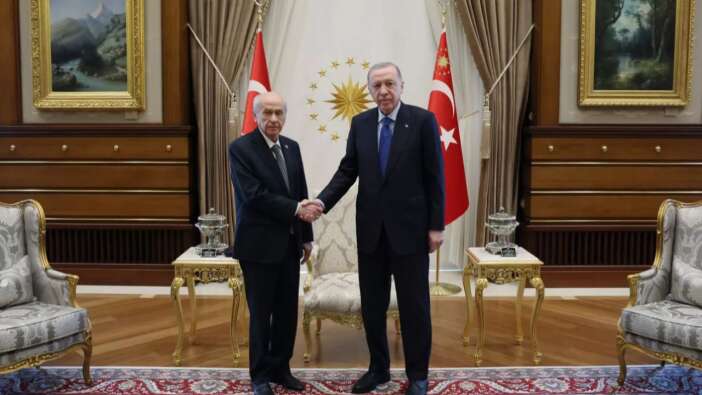 Cumhurbaşkanı Erdoğan ile Bahçeli arasında sürpriz görüşme