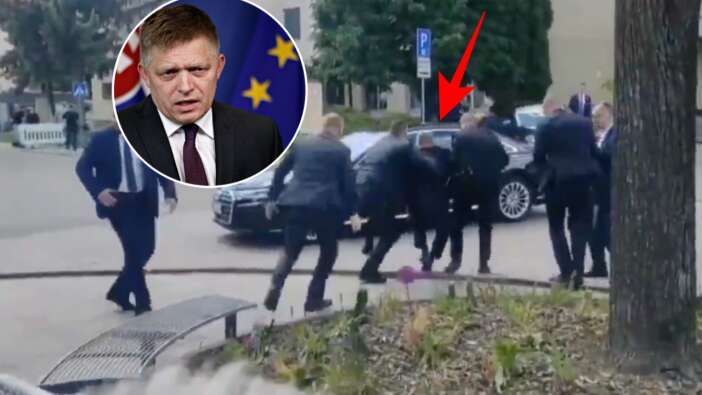 Slovakya Başbakanı Robert Fico'ya suikast girişimi! Saldırı anı kamerada...