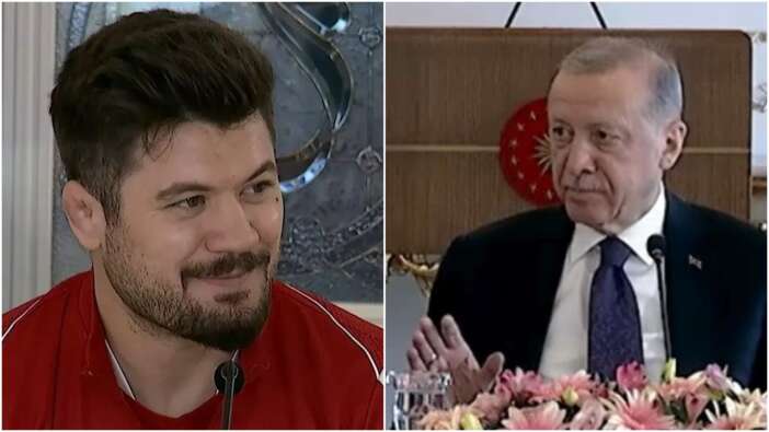 Cumhurbaşkanı Erdoğan ile milli güreşçi Ali Cengiz arasında dikkat çeken diyalog